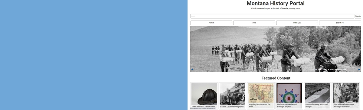 The Montana Memory Project is Now the Montana History Portal
