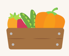 Basket of vegetables